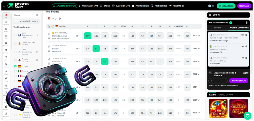 Granawin Cuotas y Coeficientes